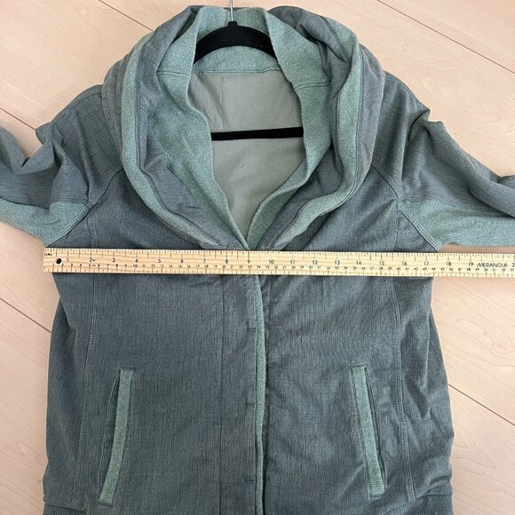 Lululemon To Class Jacket Size 10 Burlap Texture Deep Shore Heathered Earl Grey - Picture 9 of 12
